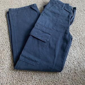 Zara navy blue cargo pants. Size 6
